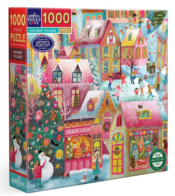 Holiday Village 1000 Pc Puzzle