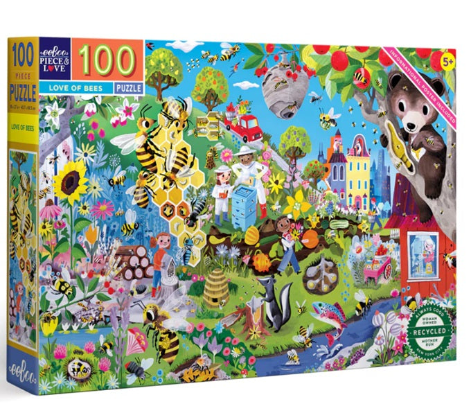 Love of Bees 100 Pc Puzzle