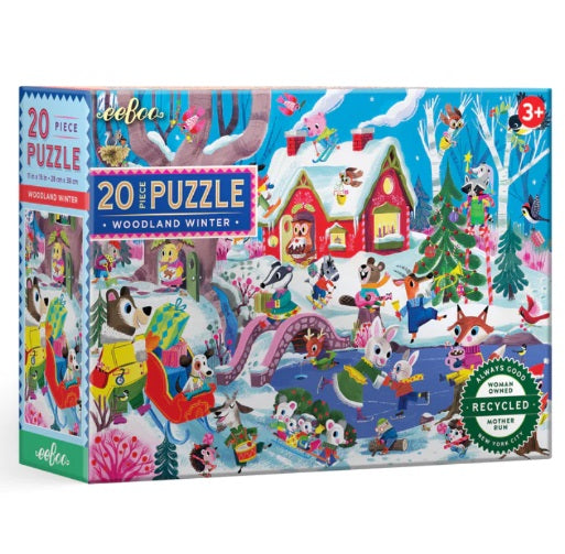 Woodland Winter 20 Pc Puzzle