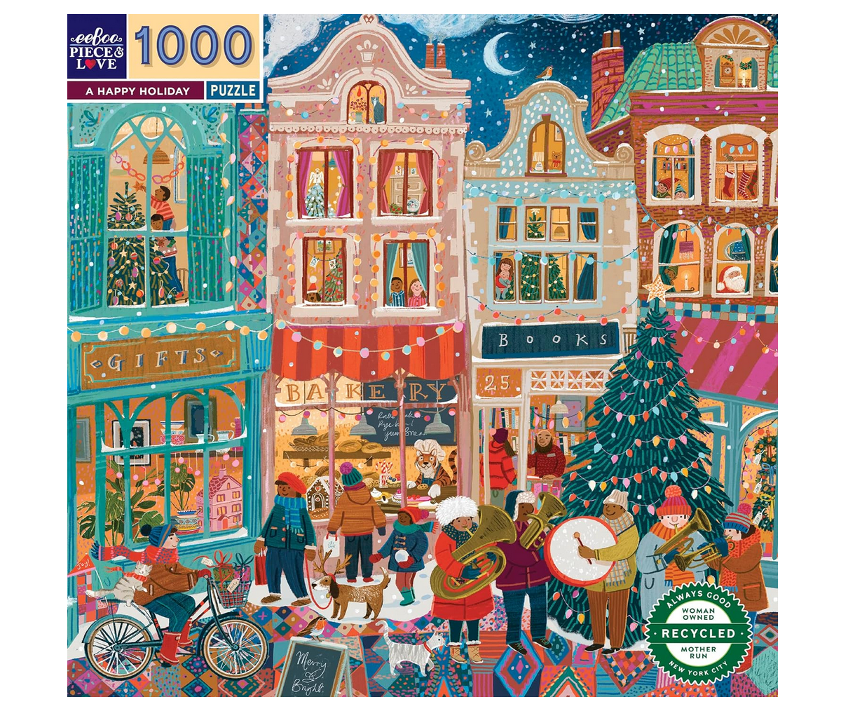 A Happy Holiday 1000pc Sq Puzzle