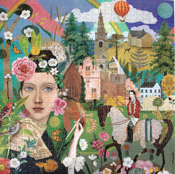 Artist &  Daughter 1000 Pc Puzzle