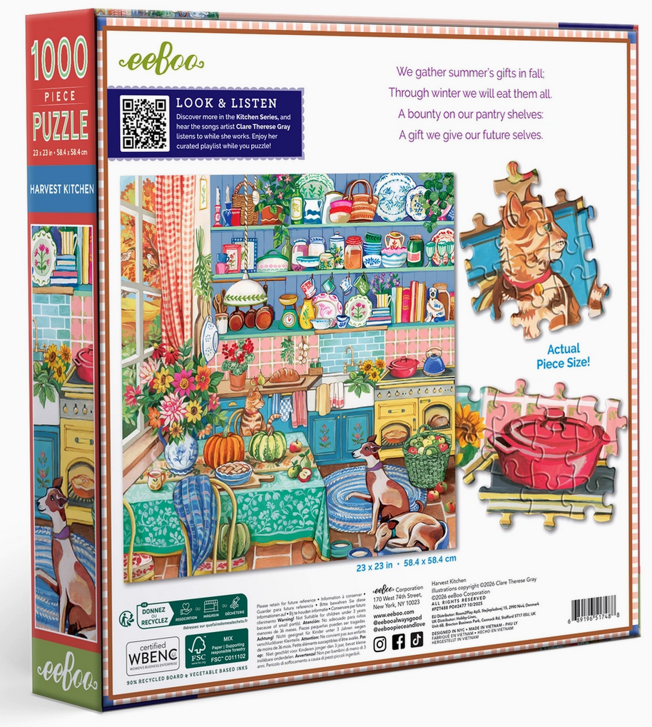 Harvest Kitchen 1000 Pc Puzzle