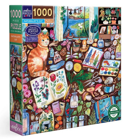 Naturalist's Cat 1000 Pc Puzzle