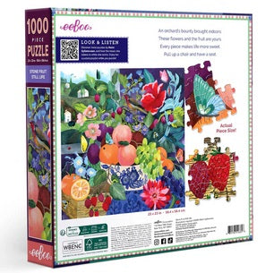 Stone Fruit Still Life 1000 Pc Puzzle