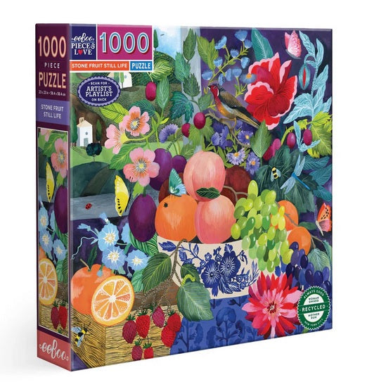 Stone Fruit Still Life 1000 Pc Puzzle