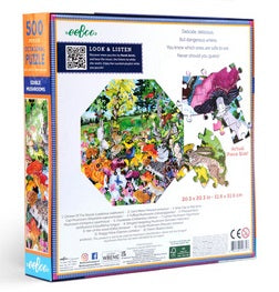 Edible Mushrooms Octagonal 500 Pc Puzzle