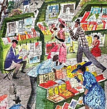 Paris Bookseller 1000 Piece Puzzle