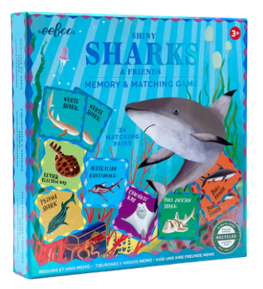 Sharks & Friends Shiny Memory  Matching Game