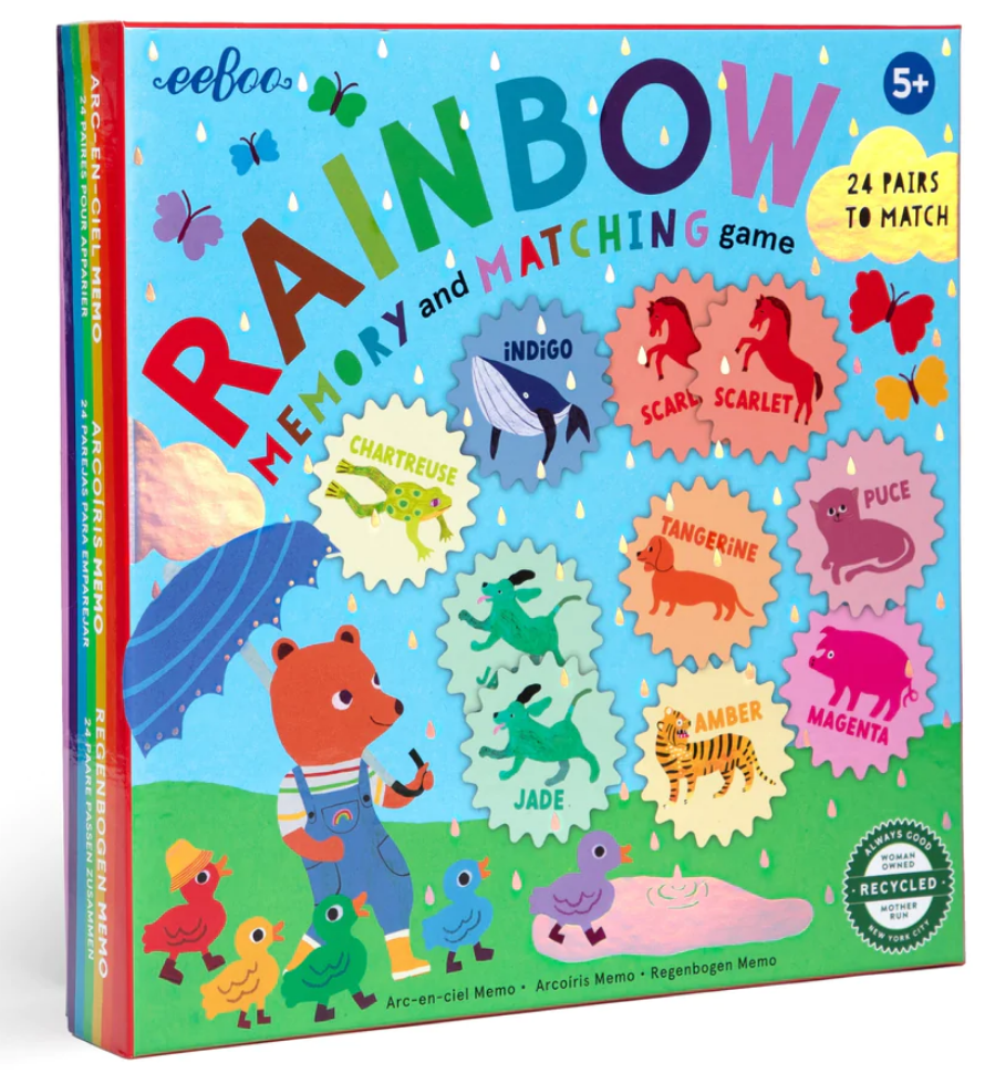 Rainbow Memory Matching Game