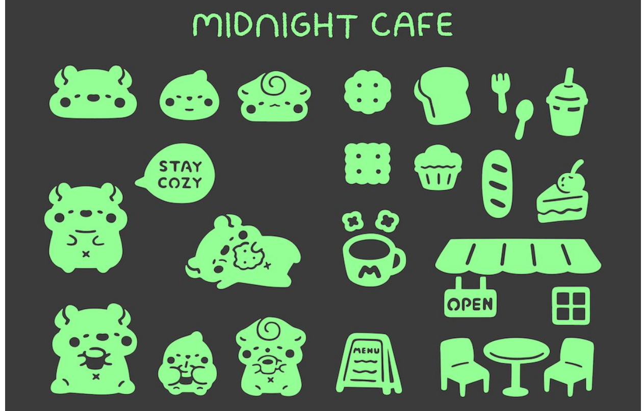 GLOPLAY x Muffin Corner - Midnight Café