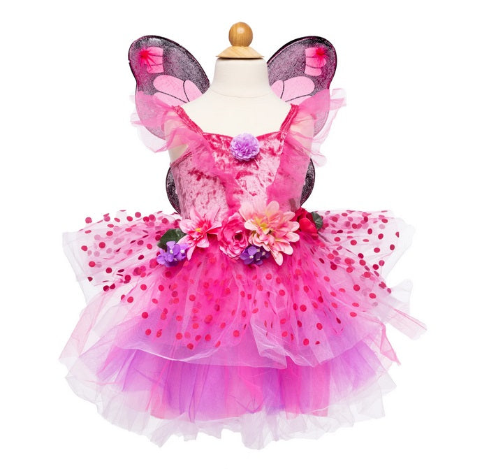 Fairy Blooms Deluxe Dress & Wings, Size 3-4