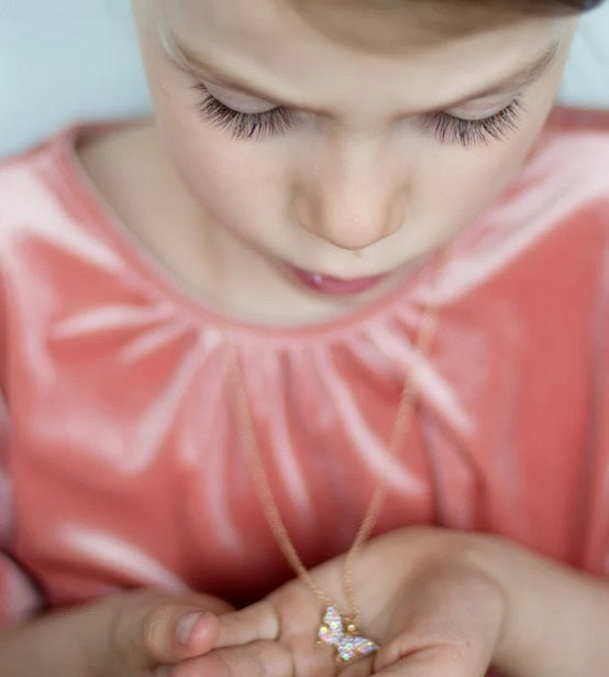 Boutique Butterfly Gem Necklace
