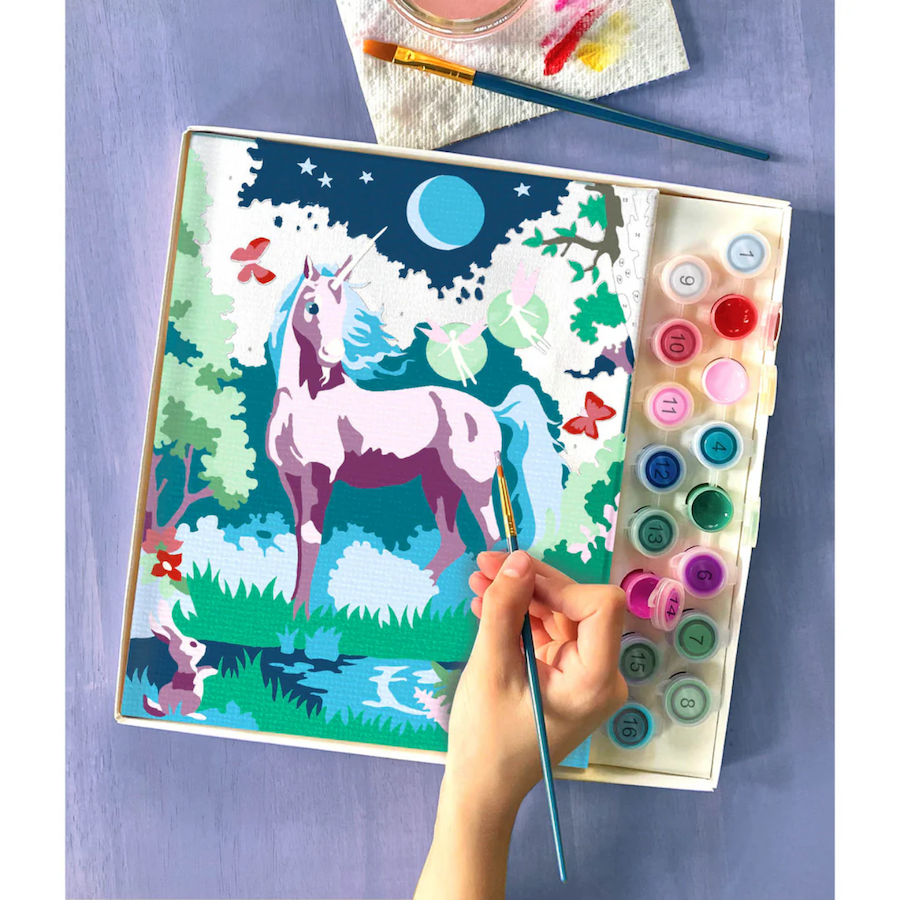 Moonlit Unicorn Paint By Numbers