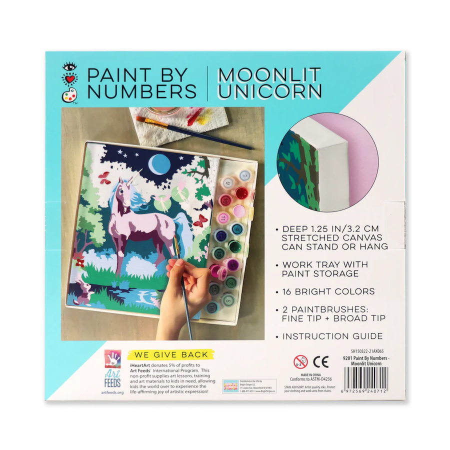 Moonlit Unicorn Paint By Numbers
