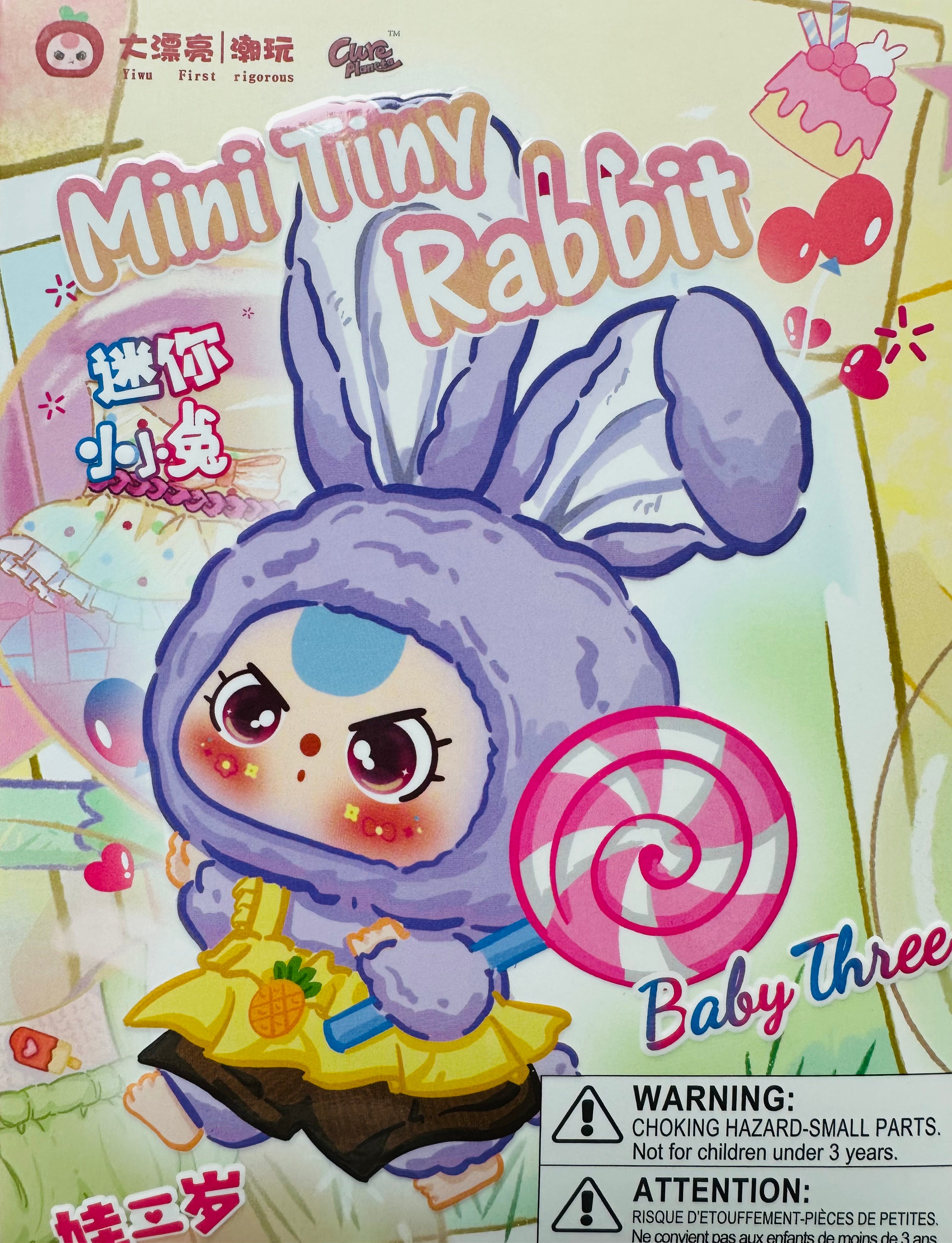 Baby Three Mini Tiny Rabbit Plush Blind Box