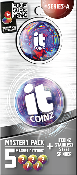 itCoinz Spinner & Mystery Coinz 5 Pack