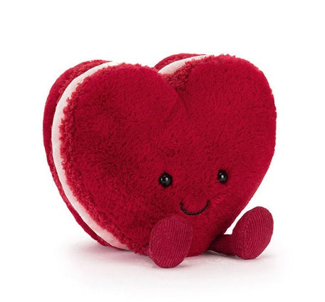 Amuseables Arlette Heart Macaron - Red