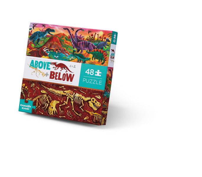 Above & Below Dino World 48 Pc Puzzle