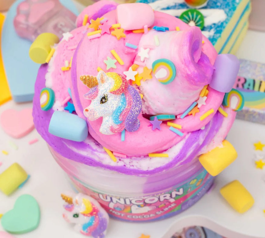 Unicorn Hot Cocoa Butter Slime