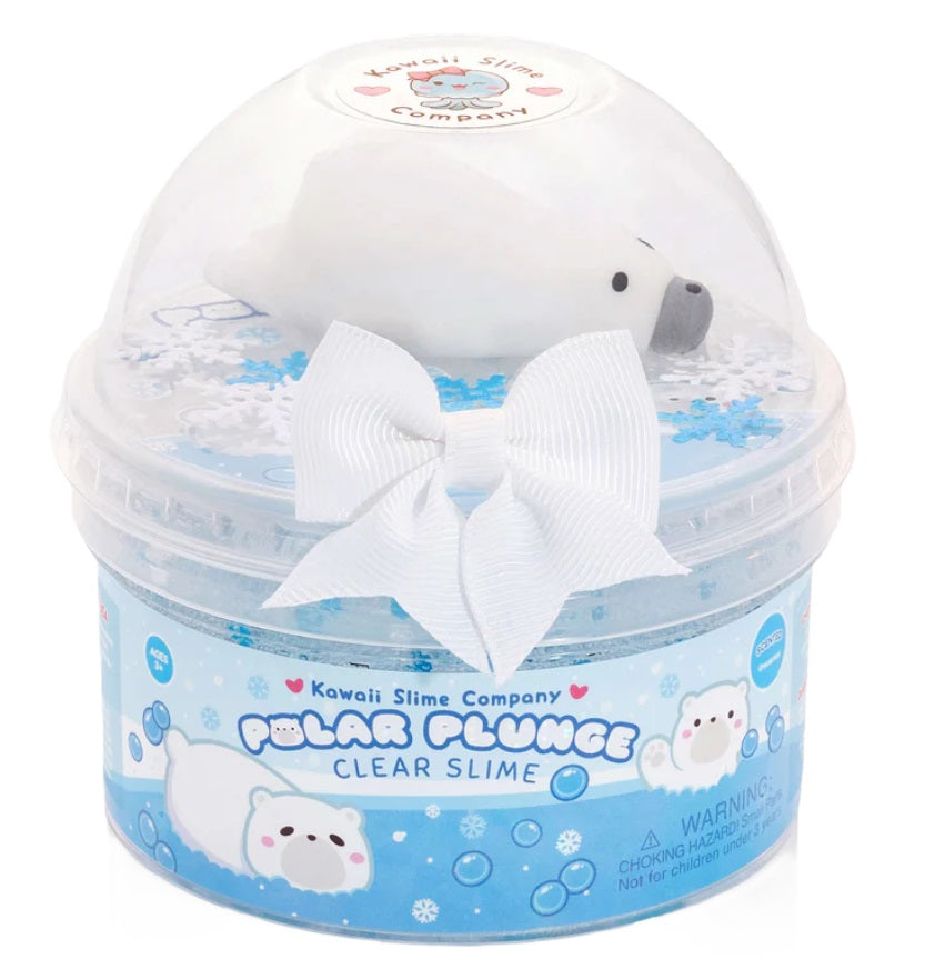 Polar Bear Plunge Clear Slime