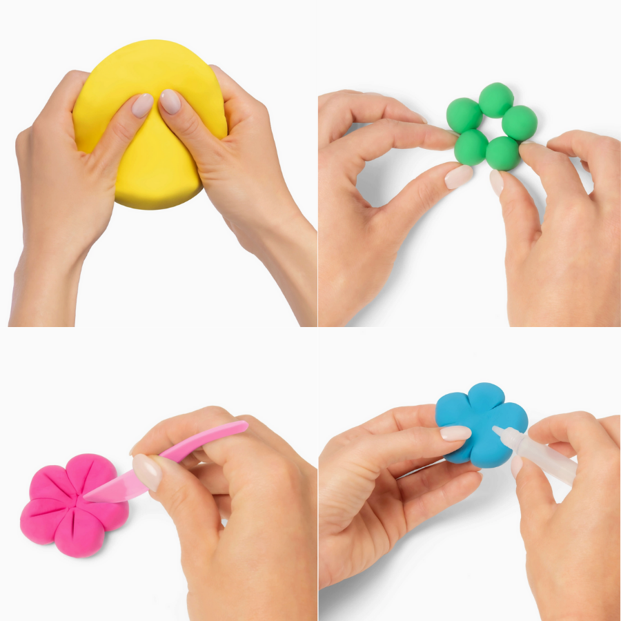 Creative Creator DIY Flower Mirror Kit - Classic Rainbow