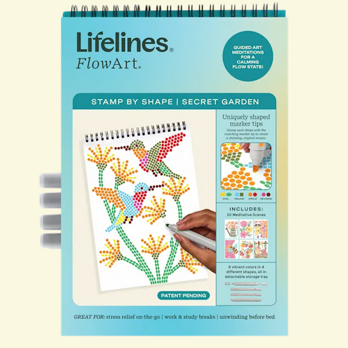 FlowArt Stamp By Shape - Secret Garden