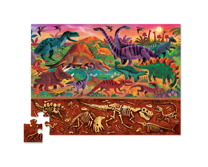 Above & Below Dino World 48 Pc Puzzle