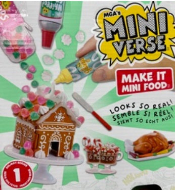 Mga's Miniverse Make It Mini Food Christmas Series 1 Gingerbread House 