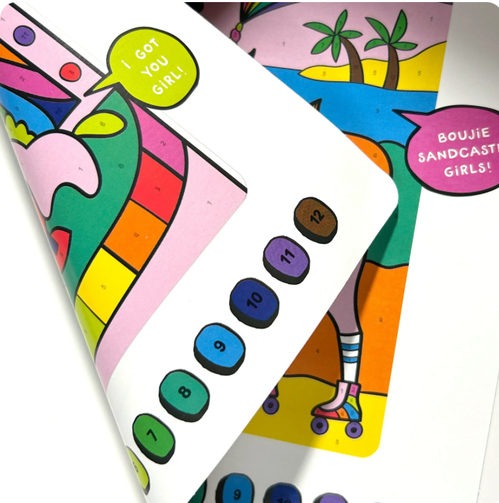 Colortopia Unicorn Funland Paint Marker By Number Kit — Busy Bee Toys