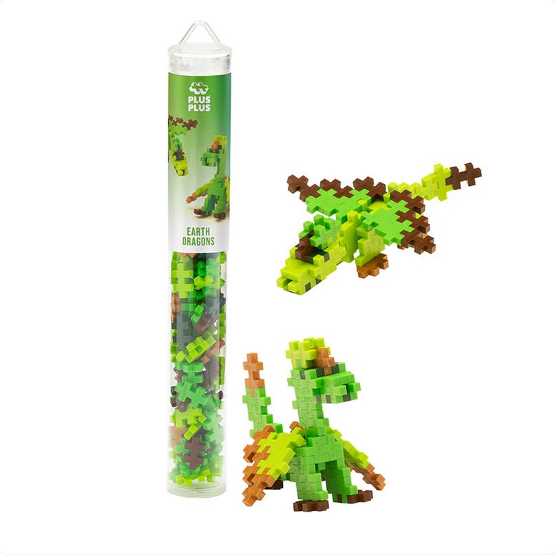 Plus-Plus Earth Dragons 100 pc Tube