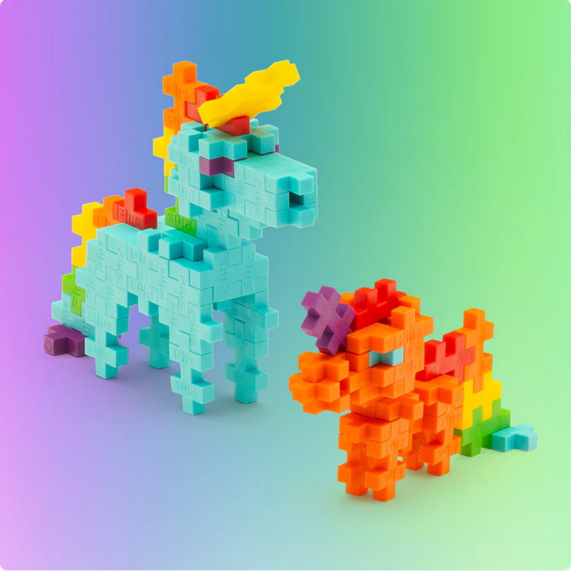 Plus-Plus Rainbow Unicorn 100 pc Tube