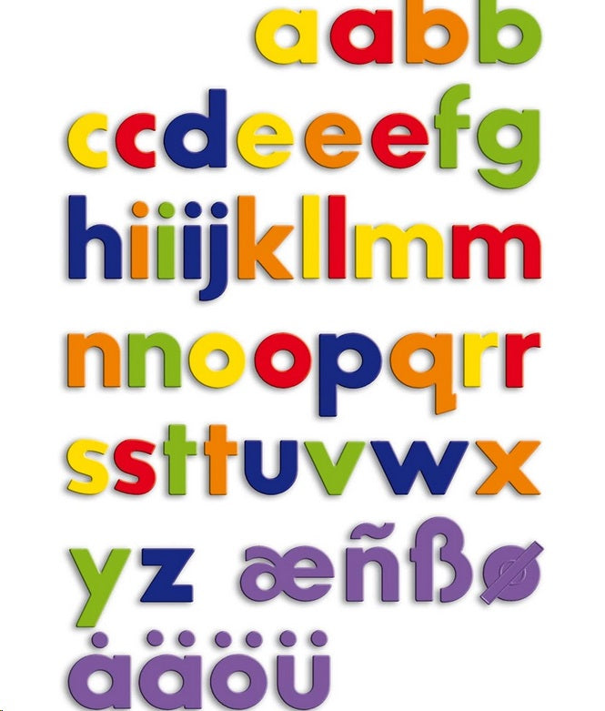 Magnetic Lowercase Letters 48 Pc Set