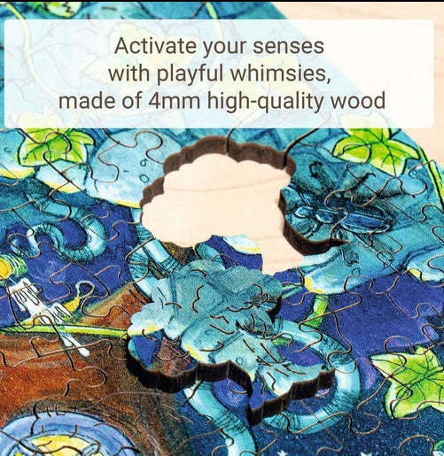 Fantasy Forest Wooden 500 pc Puzzle