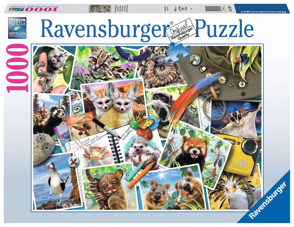 A Traveler's Animal Journey 1000 pc Puzzle