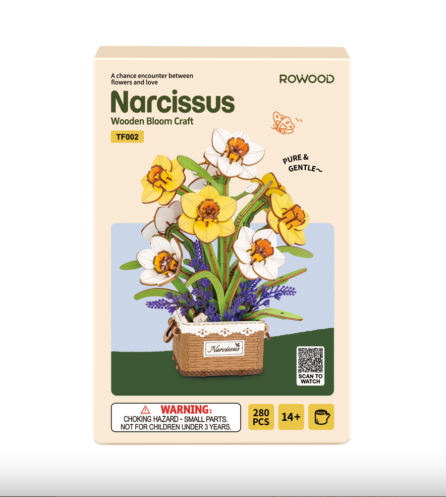 Narcissus Wooden Bloom Craft Kit