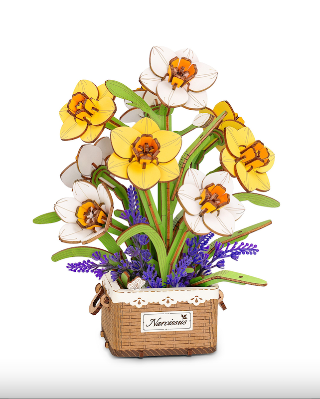 Narcissus Wooden Bloom Craft Kit