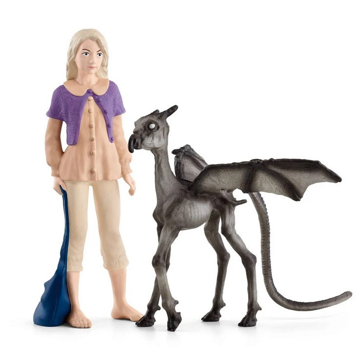 Luna Lovegood and Baby Thestral