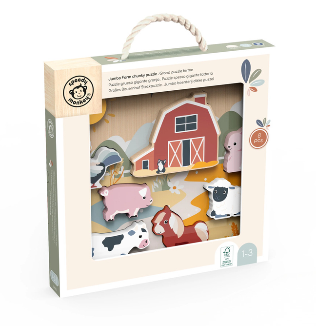 Jumbo Farm Chunky Puzzle
