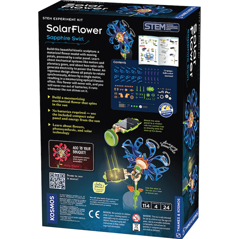 SolarFlower - Sapphire Swirl