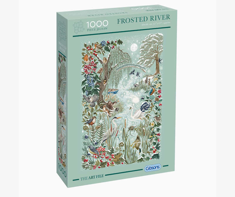 The Art File: Frosted River 1000 Pc Puzzle