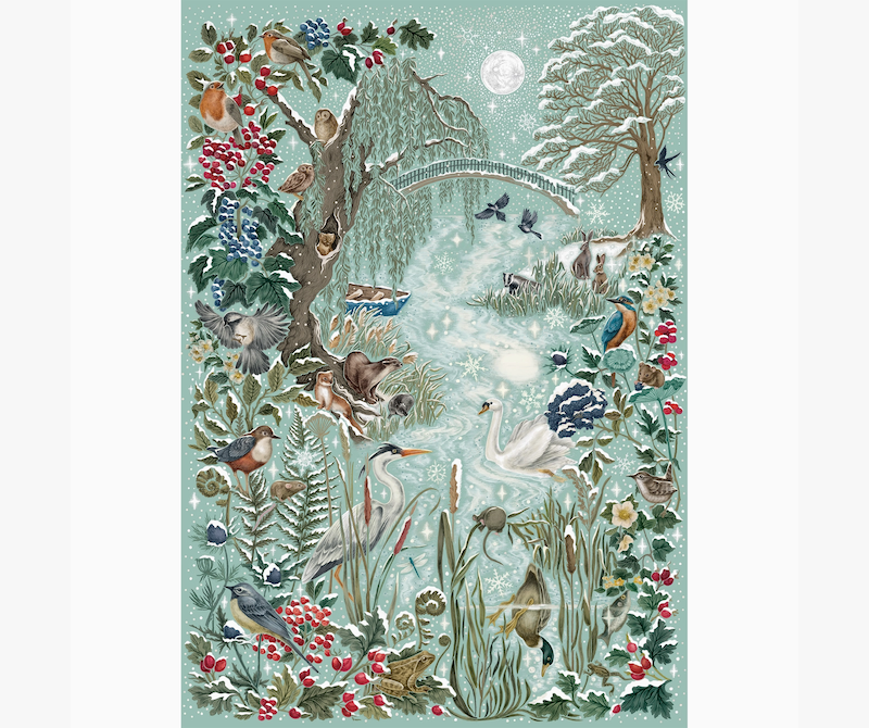 The Art File: Frosted River 1000 Pc Puzzle