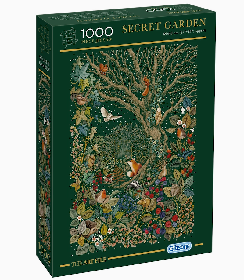 The Art File: Secret Garden  1000 Pc Puzzle