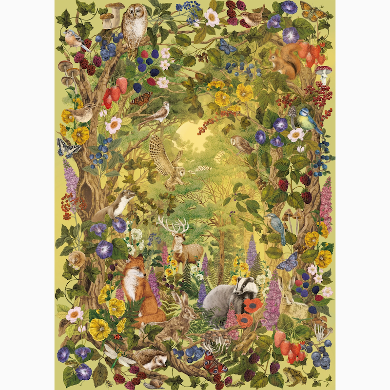 The Art File: Sunlight Glade Forest Animal 1000 Pc Puzzle