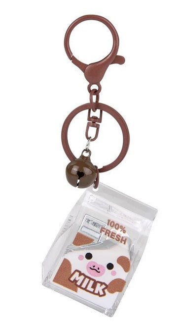 Kawaii Animal Milk Carton Liquid Clip On