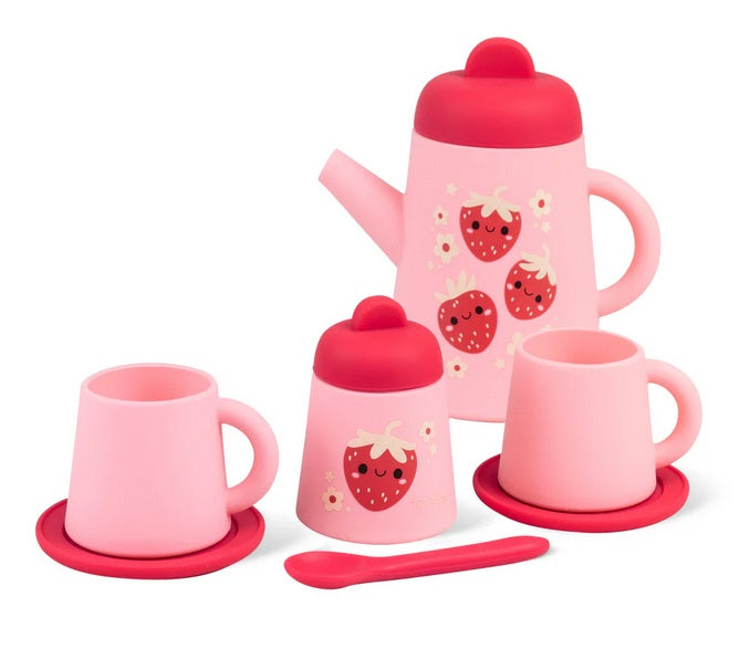 Strawberry Patch Silicone Tea Set