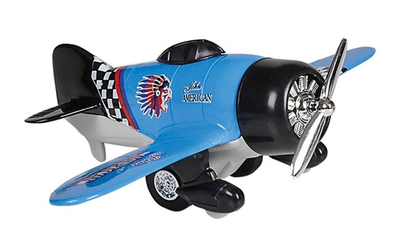 Diecast Pull Back Classic Wing Airplane