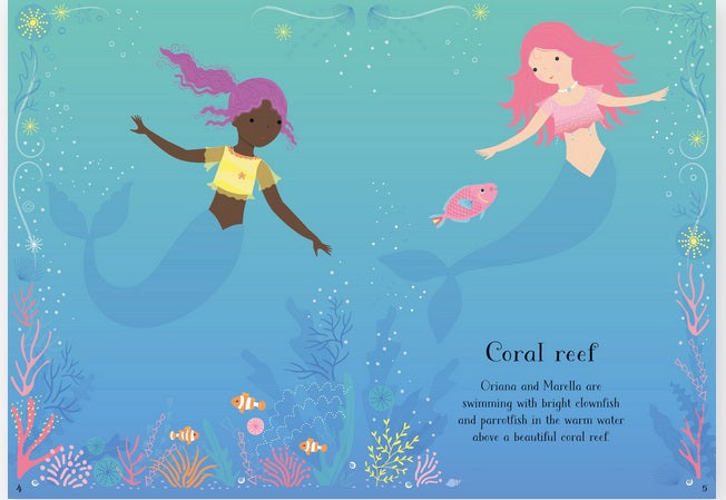 usborne little sticker dolly dressing mermaid Sticker Dolly Dressing Mermaid Kingdom