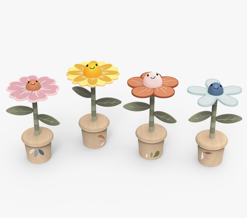 Flower Pushing Puppet