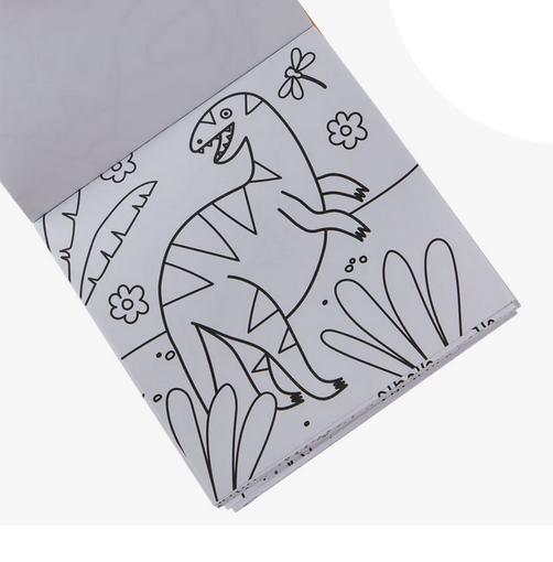 Dinoland Carry Along Crayon & Coloring Book Kit