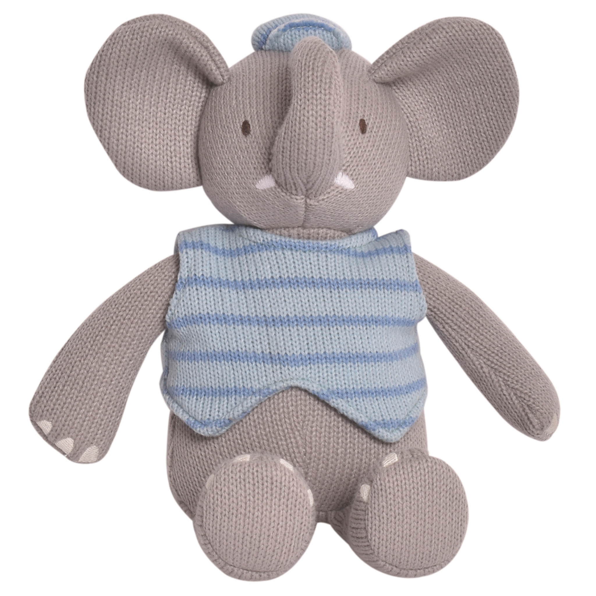 Alvin the Elephant Knitted Plush